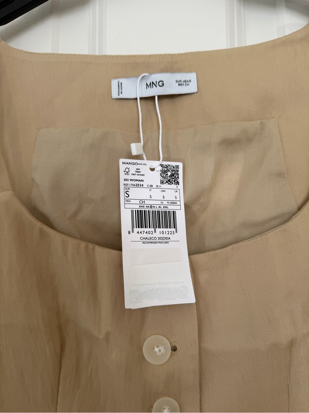 Mango Lyocell Suit Vest - Picture 5 of 11